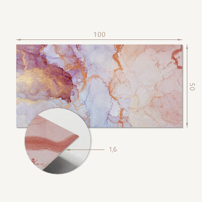 Zelfklevend wandpaneel Artistiek aquarelmotief