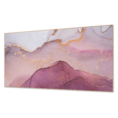 Vinyl wandpaneel Abstract landschap met golvende vormen