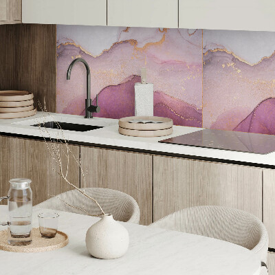 Vinyl wandpaneel Abstract landschap met golvende vormen