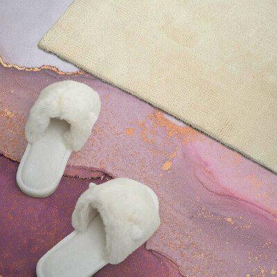 Vinyl wandpaneel Abstract landschap met golvende vormen