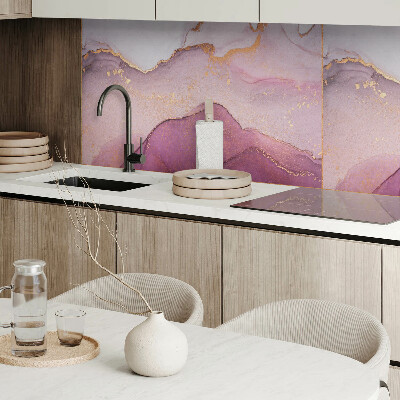 Vinyl wandpaneel Abstract landschap met golvende vormen