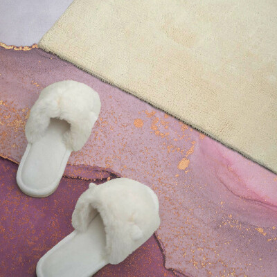 Vinyl wandpaneel Abstract landschap met golvende vormen