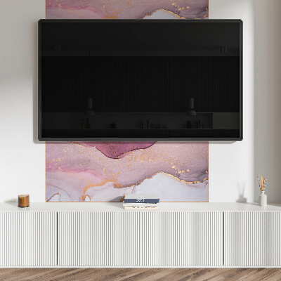 Vinyl wandpaneel Abstract landschap met golvende vormen