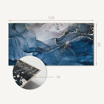 Wandpaneel pvc Golvende abstracte vormen