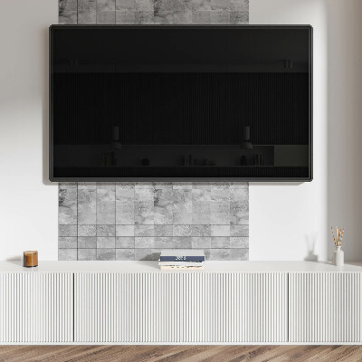 Zelfklevend wandpaneel Tegels met steenpatroon