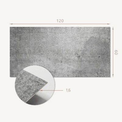 Vinyl wandpaneel Ruw betonpatroon