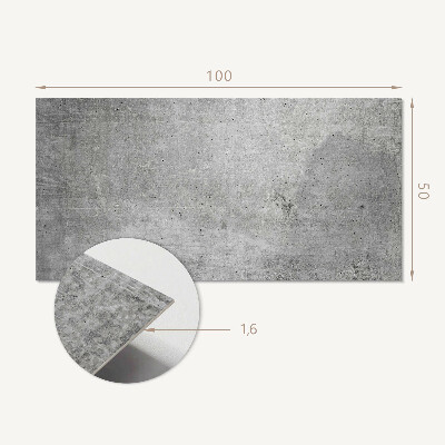 Vinyl wandpaneel Ruw betonpatroon