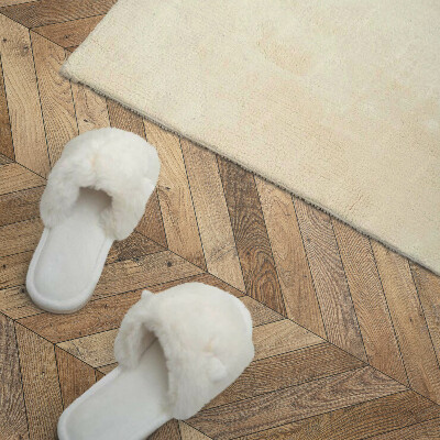 Zelfklevend wandpaneel Visgraatmotief van hout