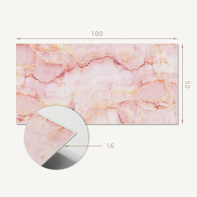 Vinyl wandpaneel Marmeren golven in een harmonieuze dans