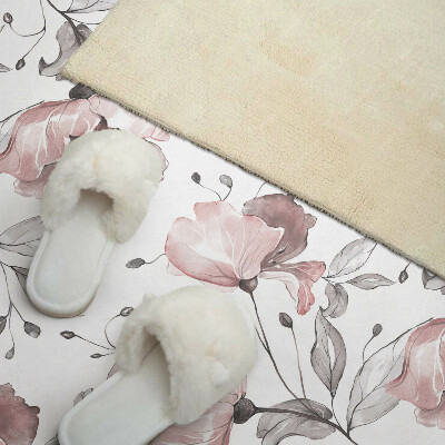 Zelfklevend wandpaneel Bloemenmotief in aquarelstijl