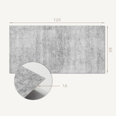 Wandpaneel pvc Betonpatroon met scheuren