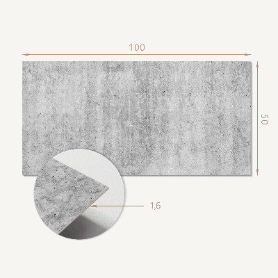 Wandpaneel pvc Betonpatroon met scheuren