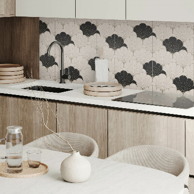 Zelfklevend wandpaneel Elegant bladmotief