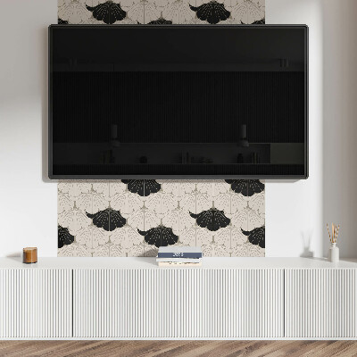 Zelfklevend wandpaneel Elegant bladmotief