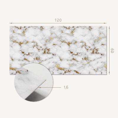 Zelfklevend wandpaneel Marmerpatronen met delicate aderen