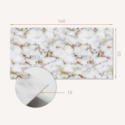 Zelfklevend wandpaneel Marmerpatronen met delicate aderen