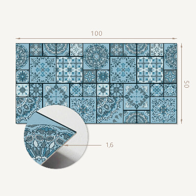 Vinyl wandpaneel Mozaïek van geometrische vormen