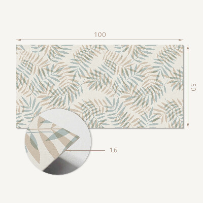 Vinyl wandpaneel Subtiel bladpatroon