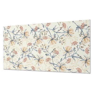 Zelfklevend wandpaneel Bloemenmotief