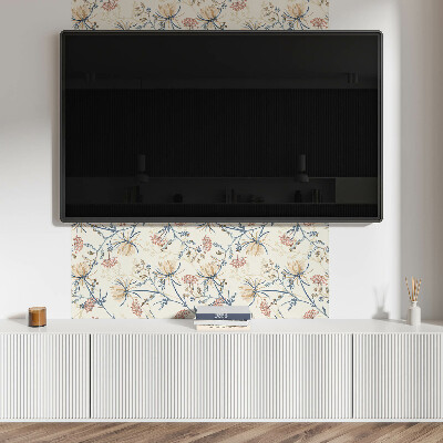 Zelfklevend wandpaneel Bloemenmotief