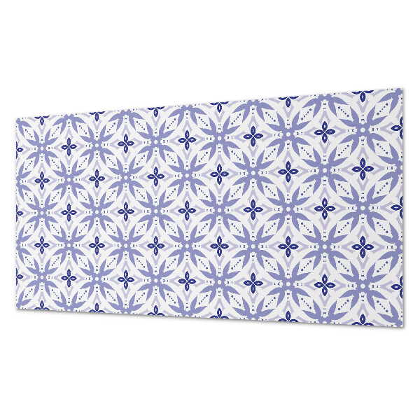 Zelfklevend wandpaneel Bloemig geometrisch patroon