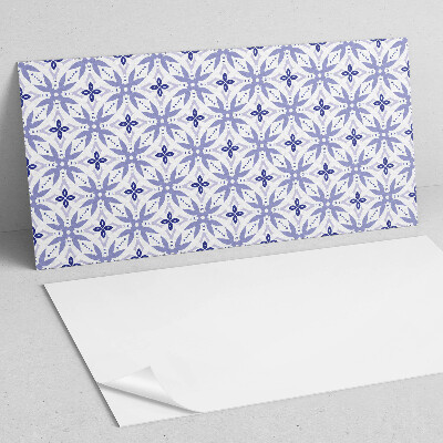 Zelfklevend wandpaneel Bloemig geometrisch patroon