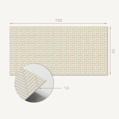 Vinyl wandpaneel Visgraatpatroon