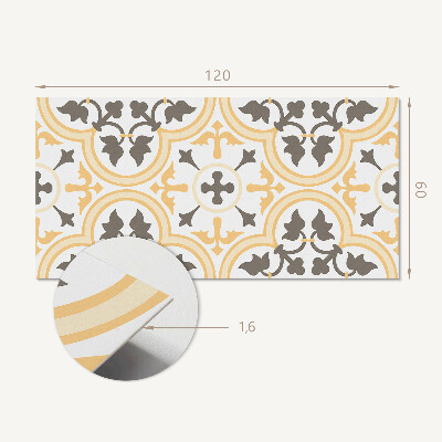 Zelfklevend wandpaneel Plantenmotieven