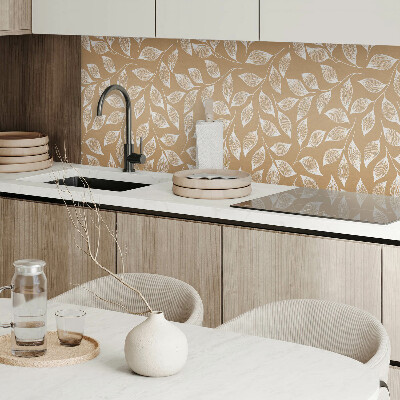 Zelfklevend wandpaneel Structurele bladeren