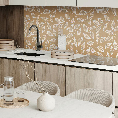 Zelfklevend wandpaneel Structurele bladeren