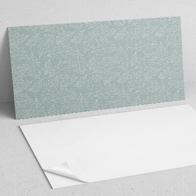 Wandpaneel pvc Bladmotief op een subtiele achtergrond