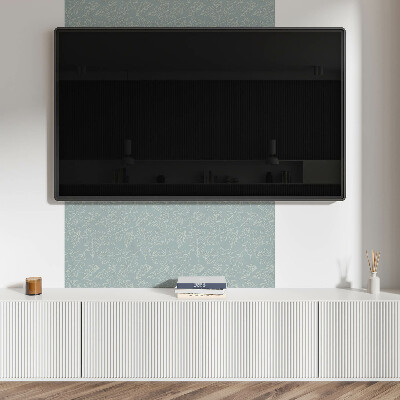 Wandpaneel pvc Bladmotief op een subtiele achtergrond