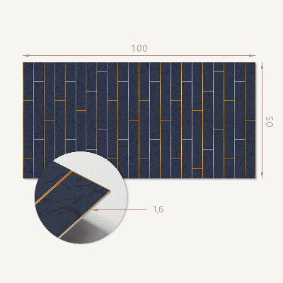 Zelfklevend wandpaneel Baksteenpatroon van straatarchitectuur