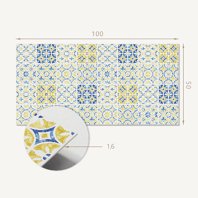 Vinyl wandpaneel Mozaïek met decoratieve patronen