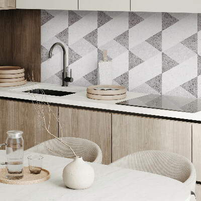 Wandpaneel pvc Contrasten in geometrische vormen