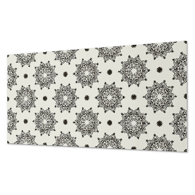 Zelfklevend wandpaneel Mandala met een netpatroon