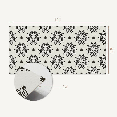 Zelfklevend wandpaneel Mandala met een netpatroon