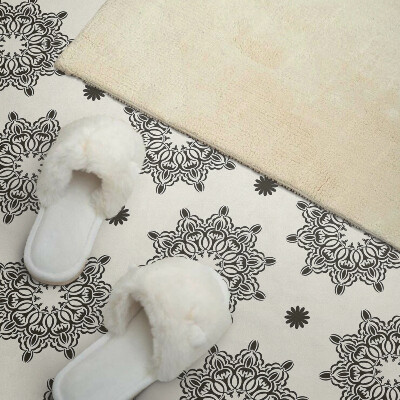 Zelfklevend wandpaneel Mandala met een netpatroon