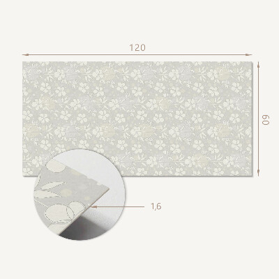 Wandpaneel pvc Bloemenmotief