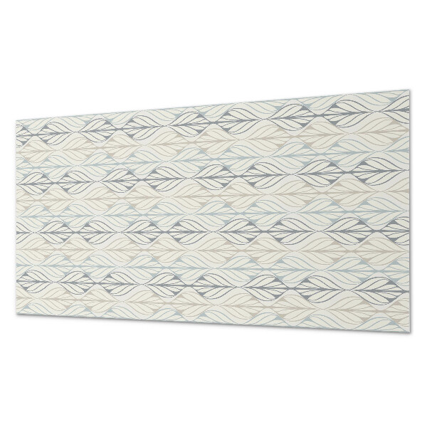 Zelfklevend wandpaneel Bladmotief in ruitvorm