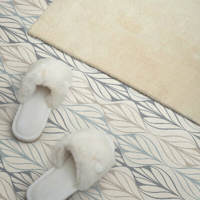 Zelfklevend wandpaneel Bladmotief in ruitvorm