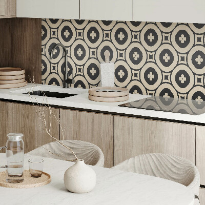 Vinyl wandpaneel Patroon van vierkante geometrische figuren