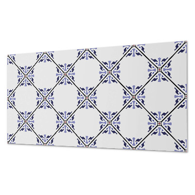 Wandpaneel pvc Bloemenpatrooncompositie