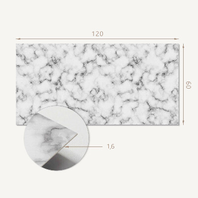 Zelfklevend wandpaneel Marmerpatronen met delicate aderen