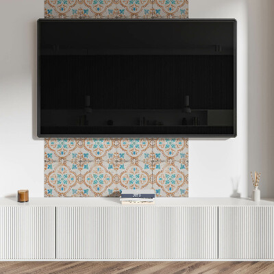 Vinyl wandpaneel Bloemen decoratief patroon