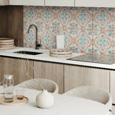 Vinyl wandpaneel Bloemen decoratief patroon