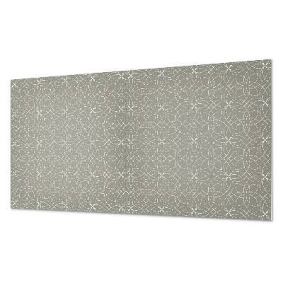 Wandpaneel pvc Bloemenpatroon in geometrische stijl