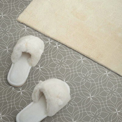 Wandpaneel pvc Bloemenpatroon in geometrische stijl