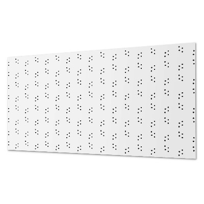 Vinyl wandpaneel Stippenpatroon in een regelmatige rangschikking