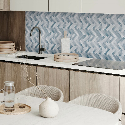 Vinyl wandpaneel Zigzag gestreept patroon